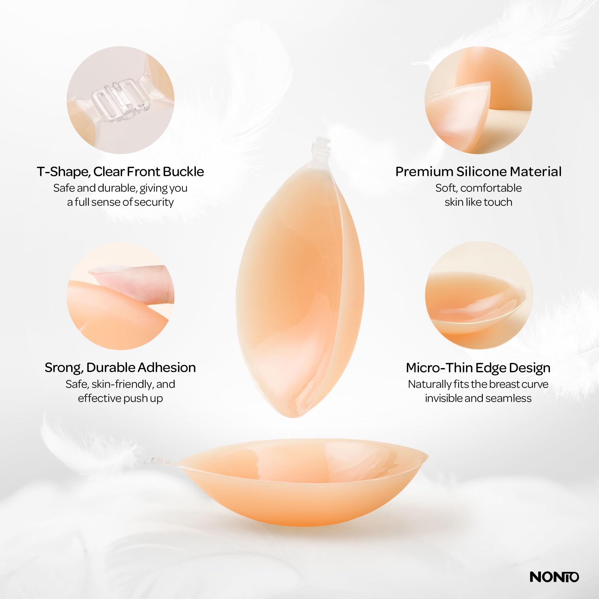 Samoprzylepny biustonosz bez r – Strapless Bra Adhesive recenzja i cena