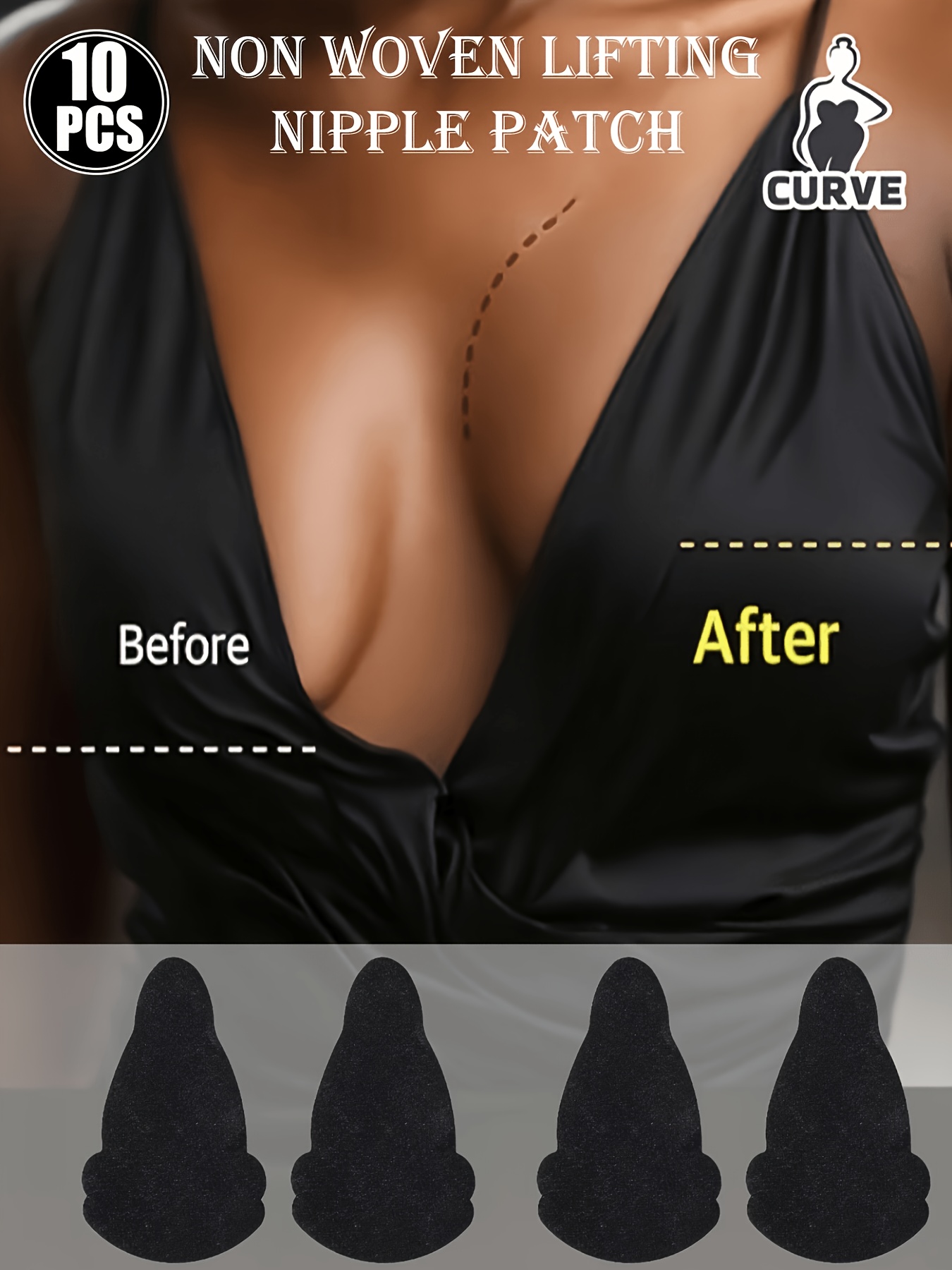 10 sztuk niewidocznych nakleje – Strapless Bra Adhesive recenzja i cena